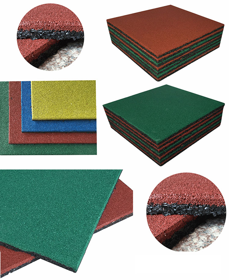 Rubber Tile Floor Rubber Mat Flooring Kindergarten Rubber Floor Tiles