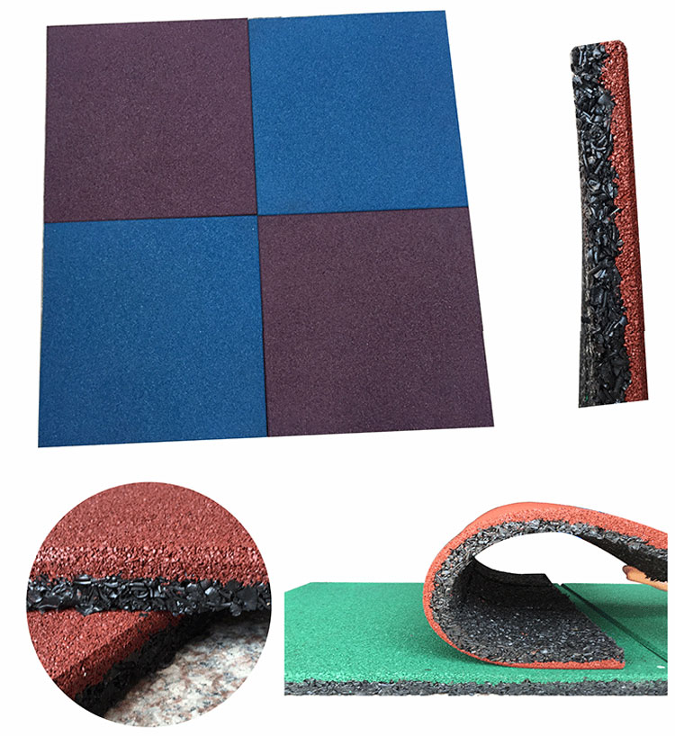 Rubber Tile Floor Rubber Mat Flooring Kindergarten Rubber Floor Tiles