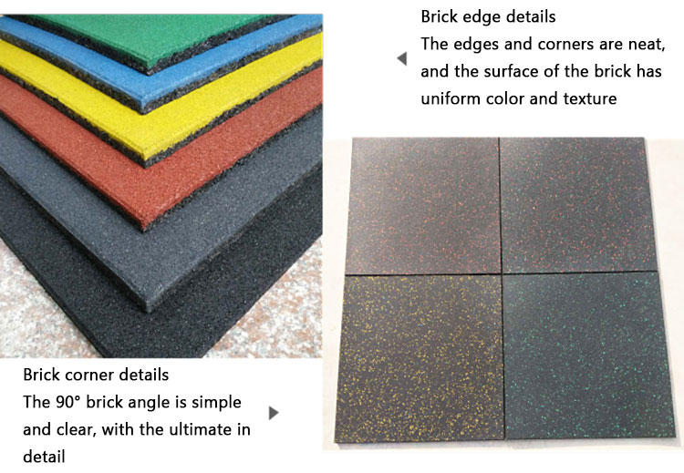 Rubber Tile Floor Rubber Mat Flooring Kindergarten Rubber Floor Tiles