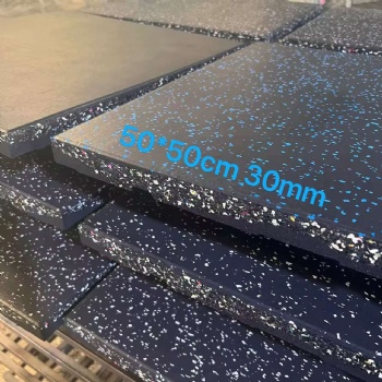 1000*1000mm Gym Flooring Rubber Tiles Professional 20mm For Fitness