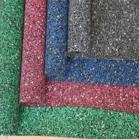 Factory wholesale interlocking gym rolls mats floor garage rubber carpet flooring